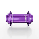 The SD-X Sniper Evo Pro 20mm Front Hub (36 Hole), finished in purple anodizing and built for BMX, is shown on a plain white background.
