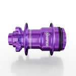 The SD-X Sniper Evo Pro 15mm Rear Hub (36 Hole) in purple 7075 aluminium, featuring "SNIPER" printed on the side, is displayed against a white background.