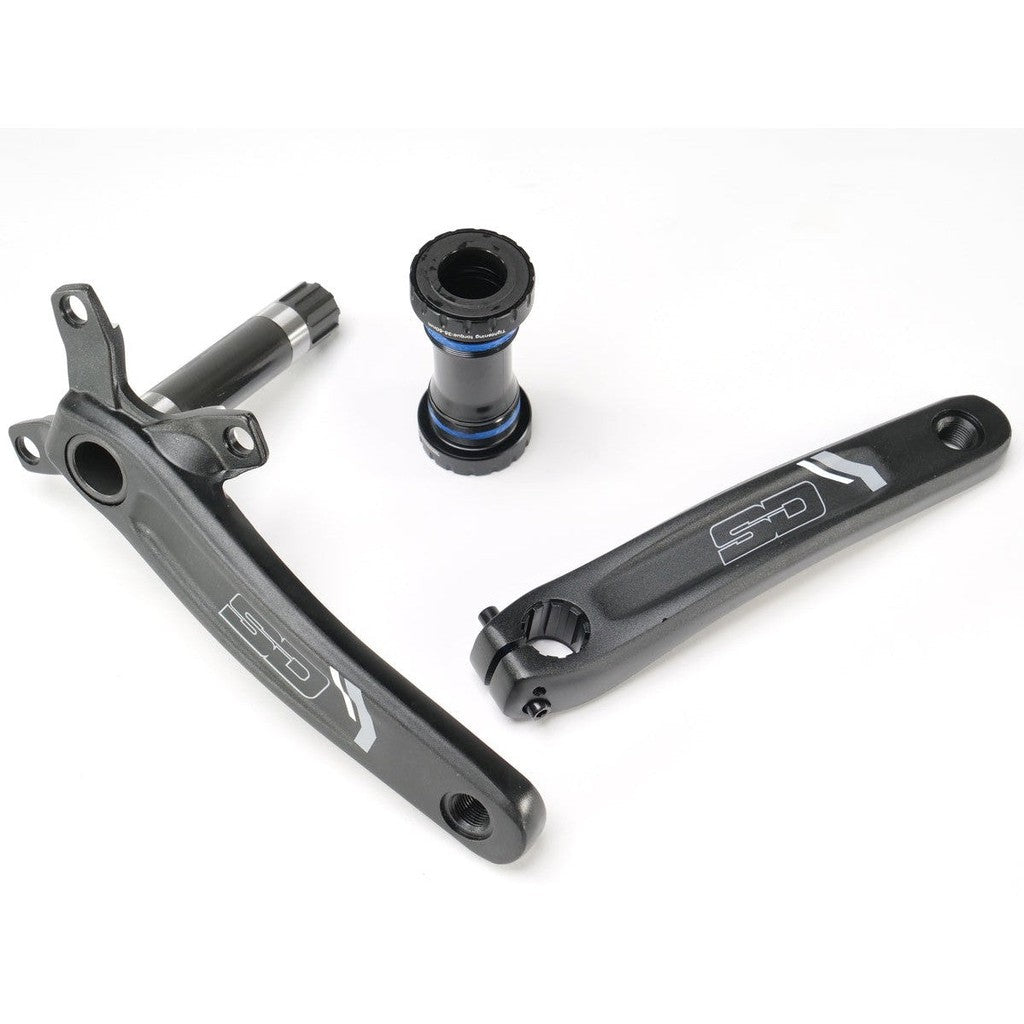 SD Pro Crankset Matte Black / Matte Black  / 180mm
