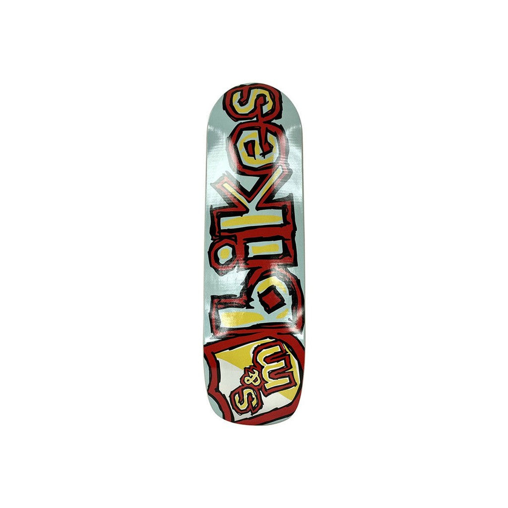 S&M Shield Your Eyes Skateboard Deck / 9"" / Light Blue