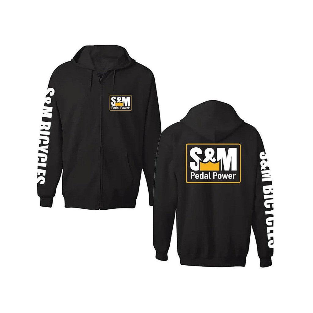 S&M Pedal Power Zip Hoodie  / Black / XXL