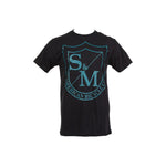 S&M Big Shield T-Shirt  / Black/Blue  / S