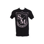 S&M Big Shield T-Shirt  / Black/Pink  / L