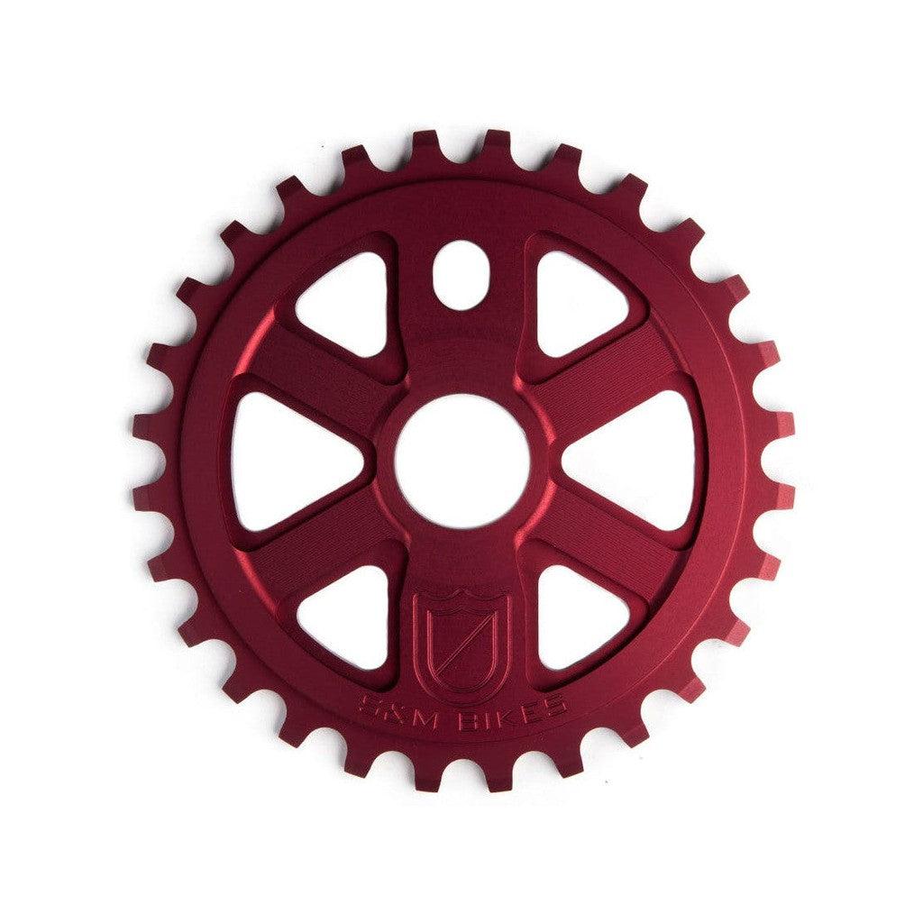 S&M X-Man Sprocket / 28T / Red