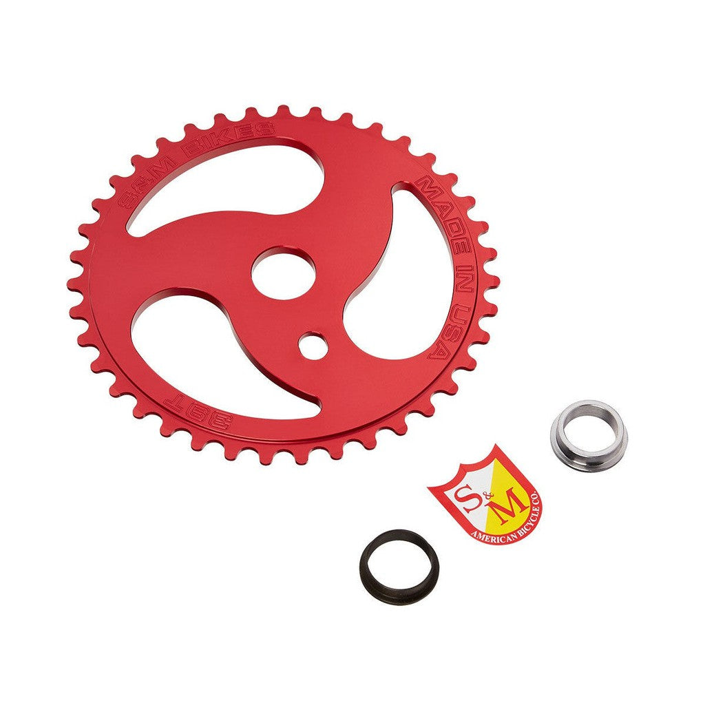 S&M Chainsaw Sprocket / Red / 39T