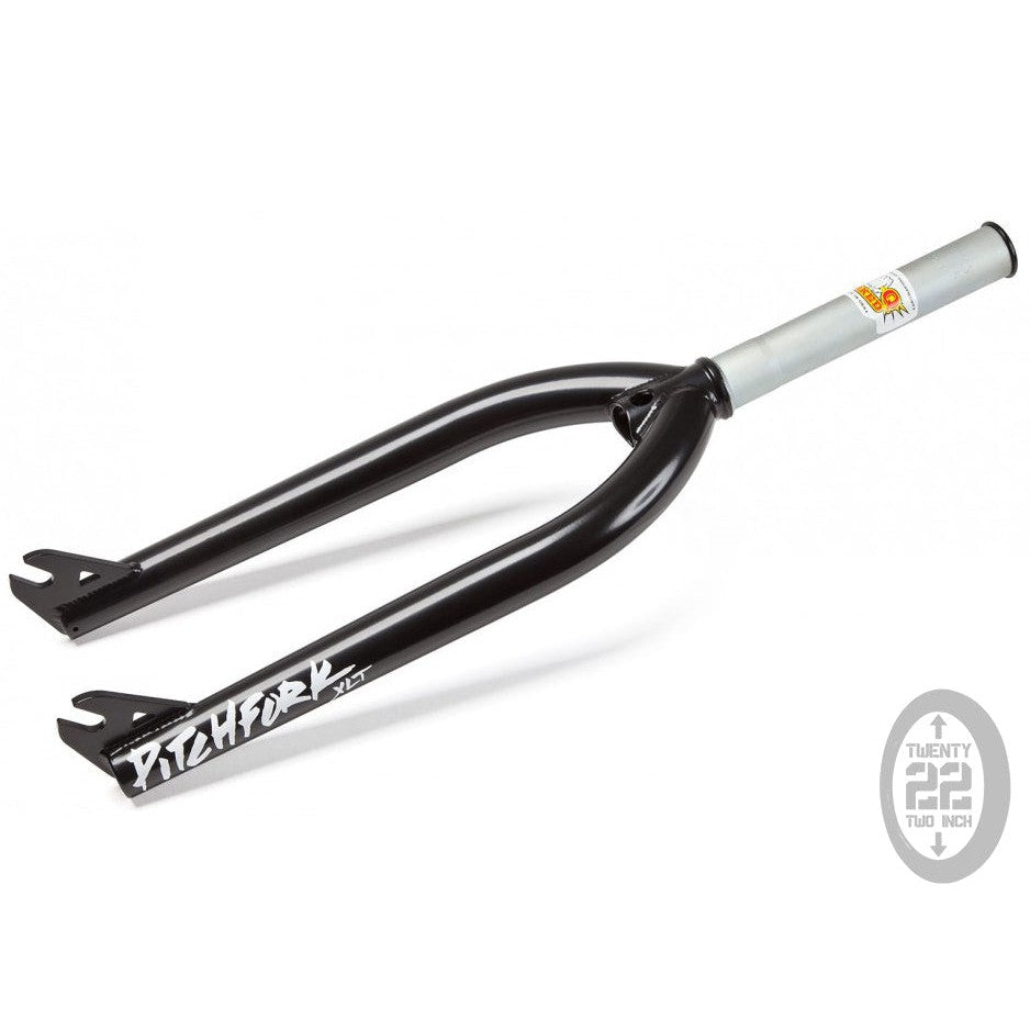 S&M Pitchfork XLT 22inch Forks / Black 33mm