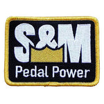 S&M Pedal Power Patch / Black/Yellow