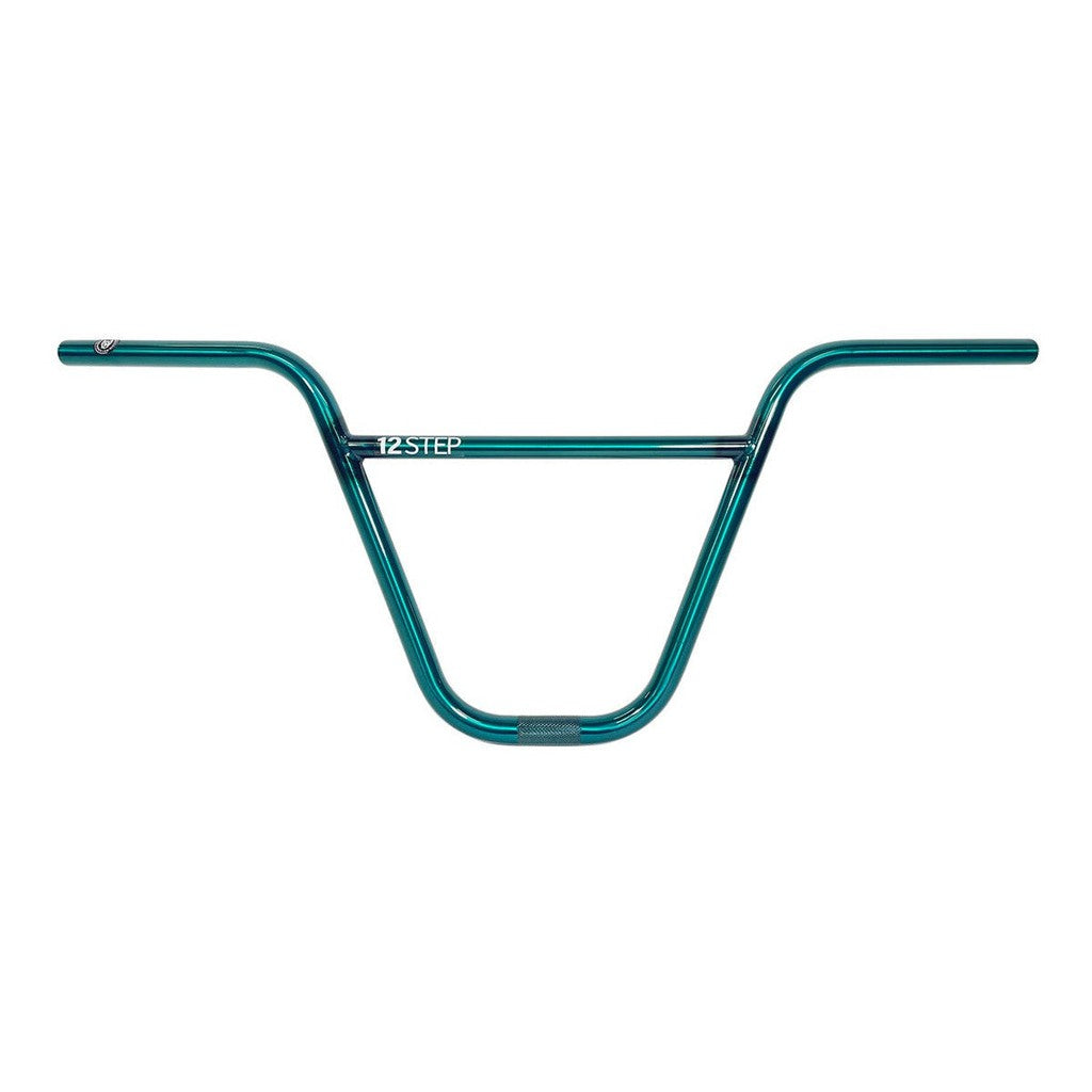 S&M 12 Step Bars / Trans Teal / 12 inch / 22.2mm Clamp