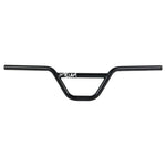 The S&M Slam Cruiser Bars are black BMX handlebars made of durable 4130 CrMo, featuring a central crossbar and a white "SLAM" logo on the front.