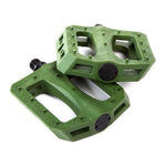 S&M Hoder BTM Pedals / Dark Green / 9/16
