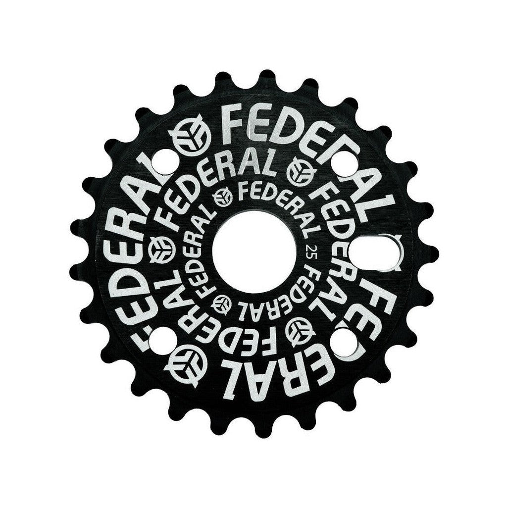 Federal Logo Solid Sprocket / Black / 25T