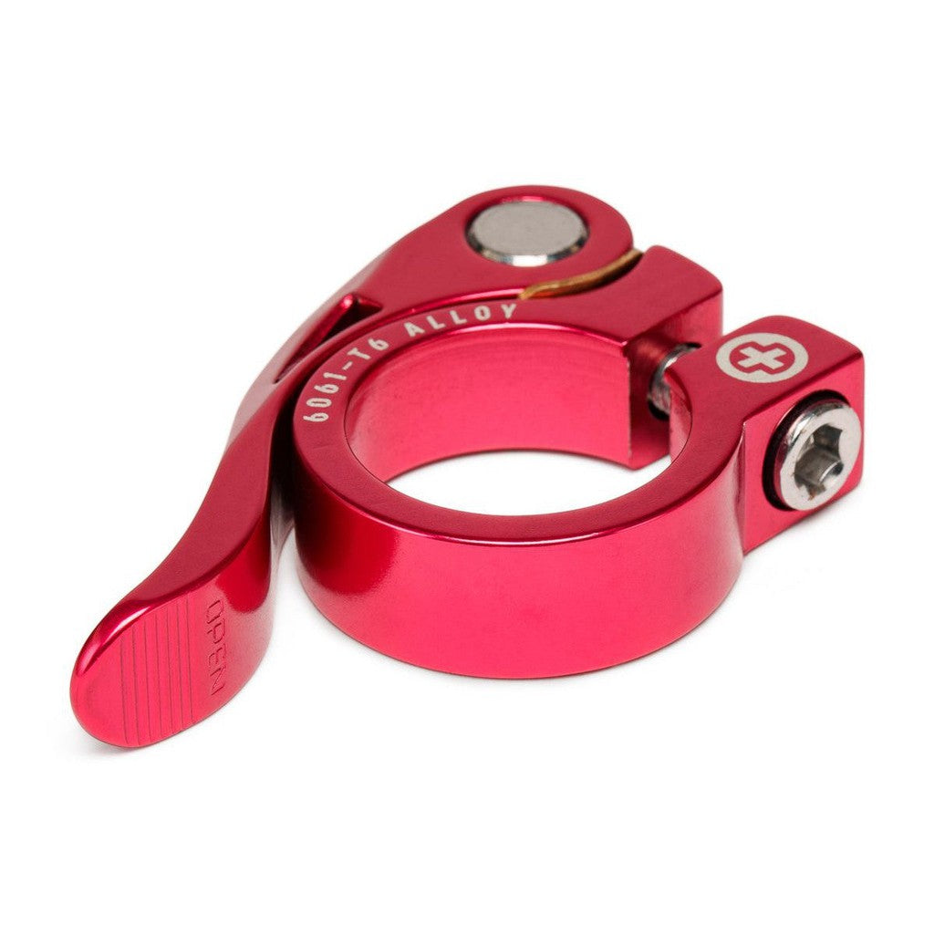 Salt Plus HQ Quick Release Seat Post Clamp / Red / 28.6mm