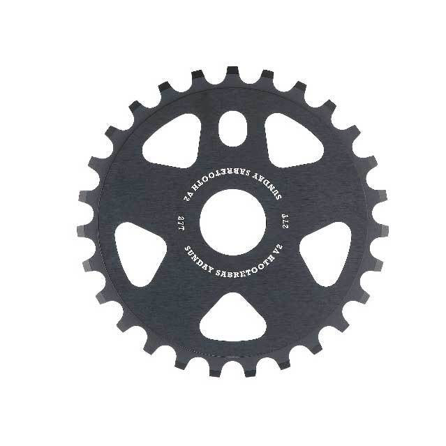 Sunday Sabretooth V2 Sprocket / Black / 25T