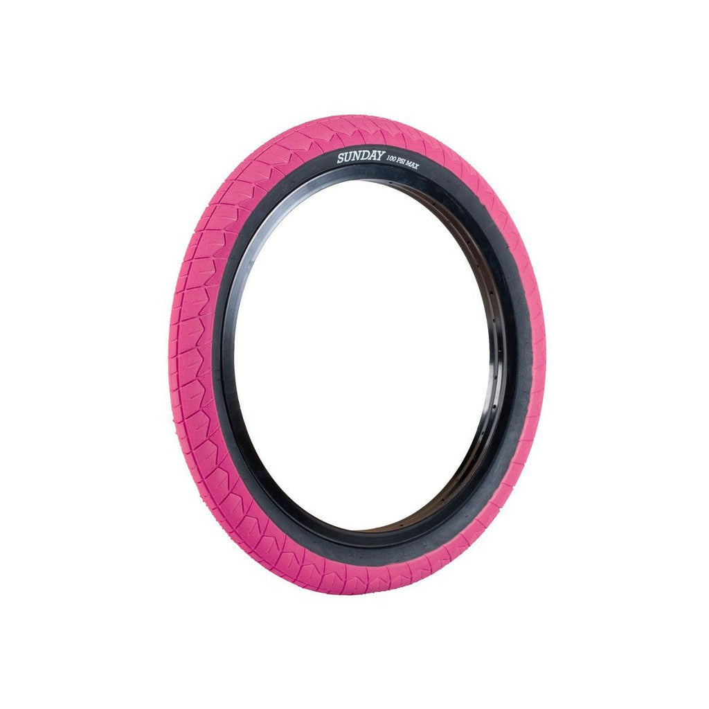 Sunday Current V2 Tyre (Each) / Pink/Blackwalls / 20x2.4