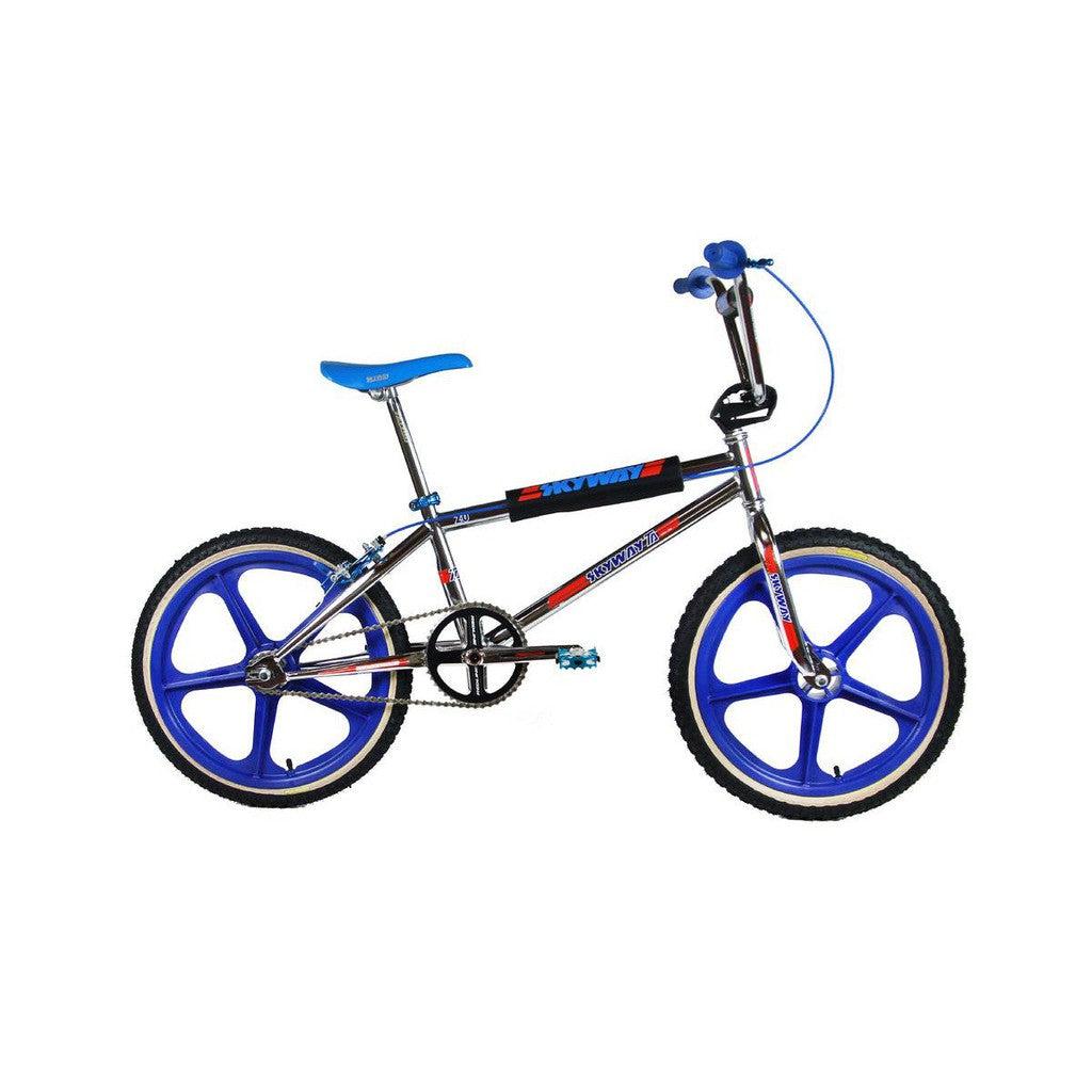 Skyway TA Replica 20"" Bike (2022) / Chrome/Blue / 21.5TT