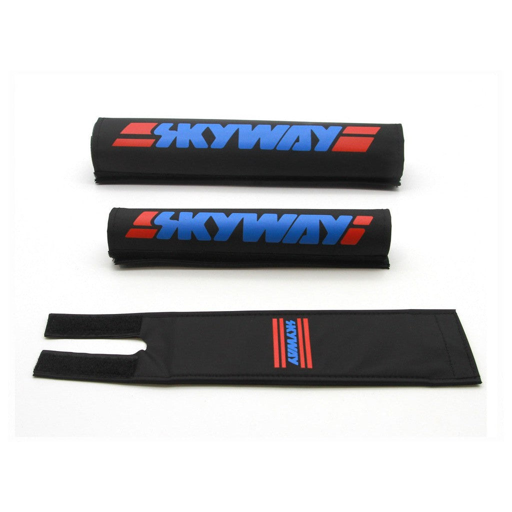 Skyway OEM Retro Pads (3 Set) / Black/Blue