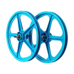 Skyway Tuff II 5 Spoke Wheelset / Aqua