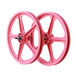 Skyway Tuff II 5 Spoke Wheelset / Pink