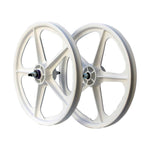 Skyway Tuff II 5 Spoke Wheelset / White