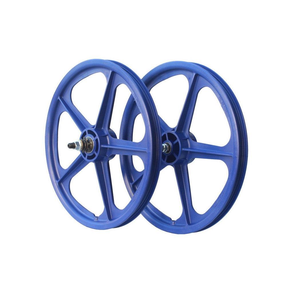 Skyway Tuff II Cassette Wheelset / Blue 9T RHD