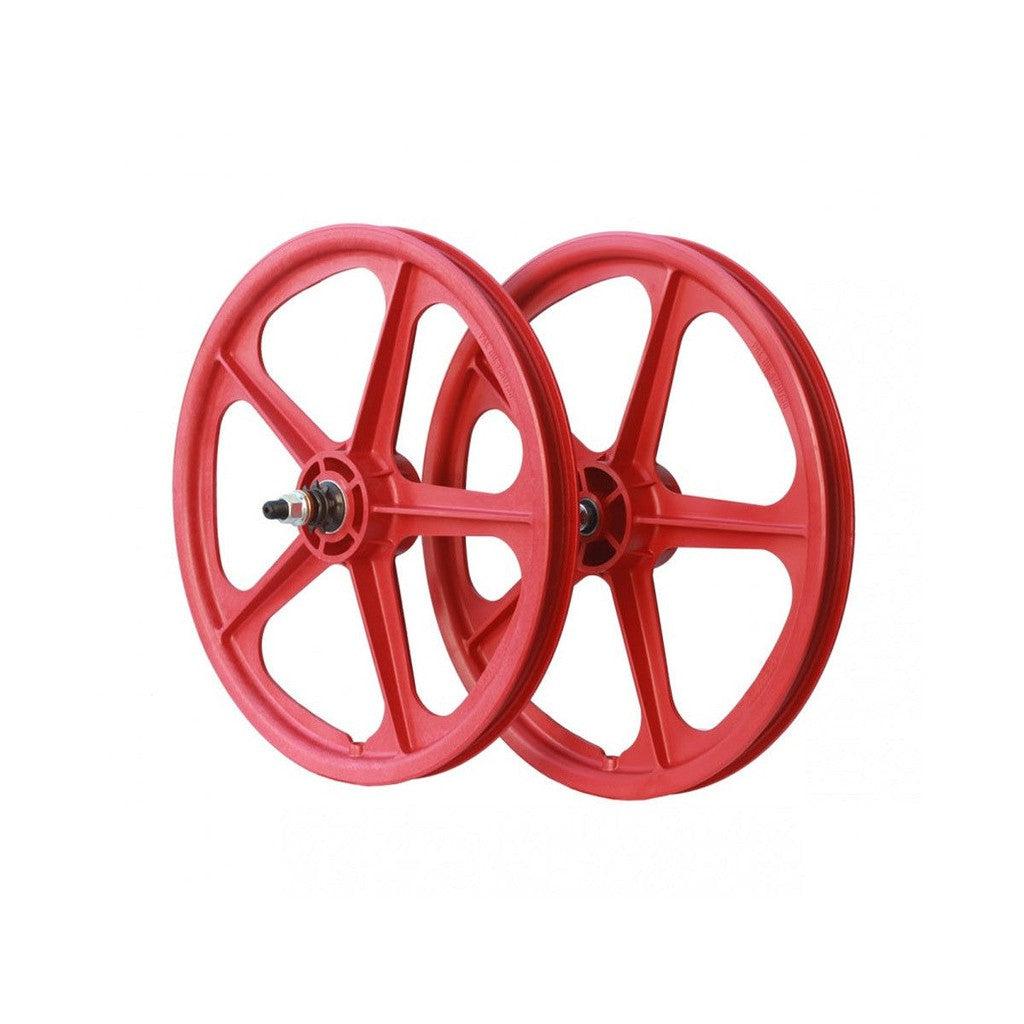 Skyway Tuff II Cassette Wheelset / Red 9T RHD