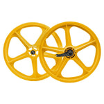 Skyway Tuff II Coaster Wheel Set / Yellow / 20 x 1.75 / RHD