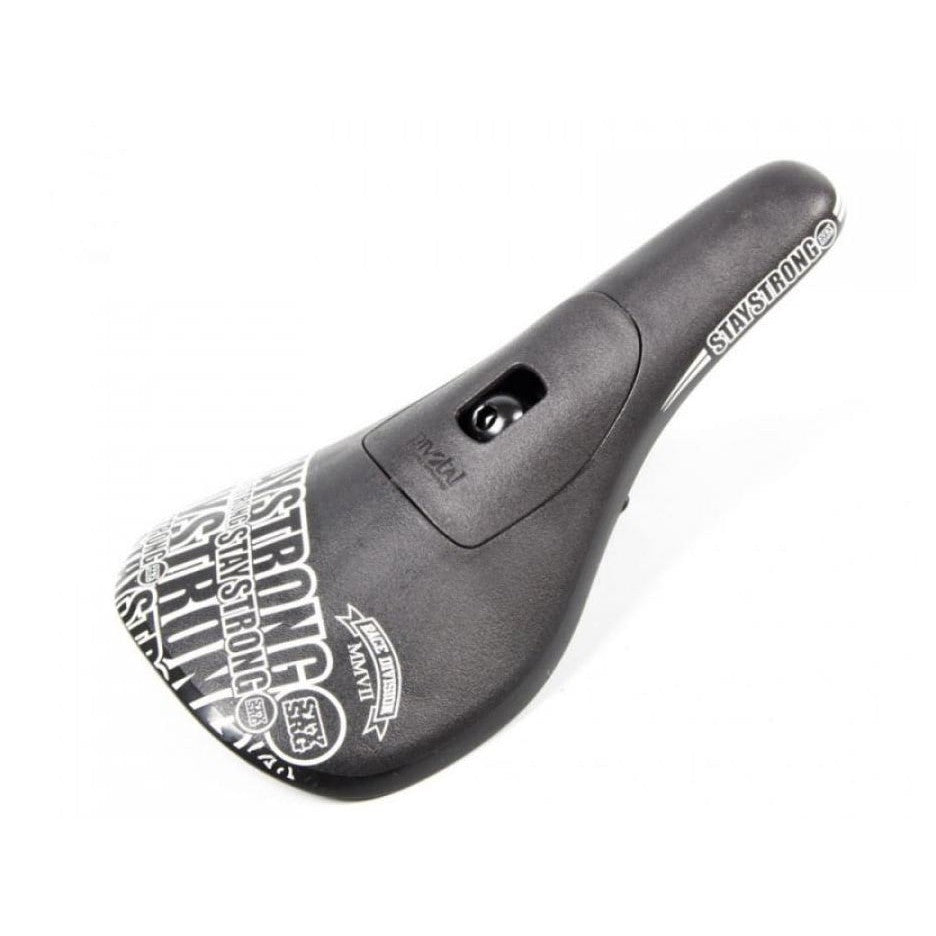 Stay Strong Race DVSN Plastic Pivotal Seat  / Black/White / Pivotal