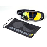 Stay Strong Race Division Goggles / Black / Grey