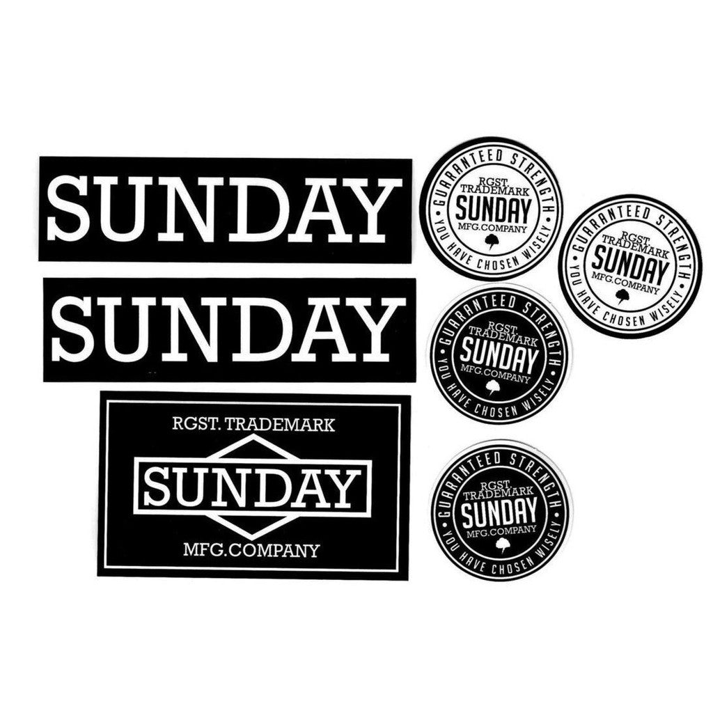 Sunday Sticker Pack (2018) - 7 Piece