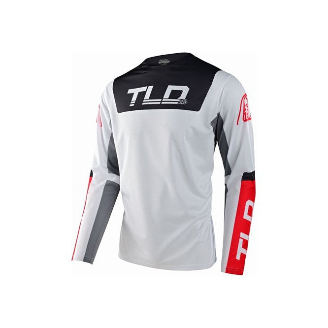 TLD 23 Sprint Jersey / Charcoal/Glo Red / XXL
