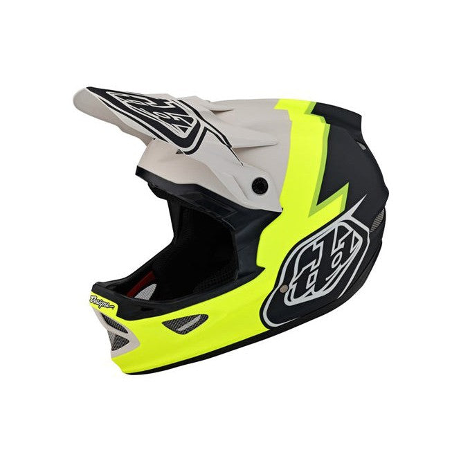 TLD 23 D3 AS Fiberlite Helmet / Volt Flo Yellow / XL