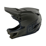 The TLD D4 AS Composite Helmet W/MIPS Stealth Tarmac is shown on a white background.