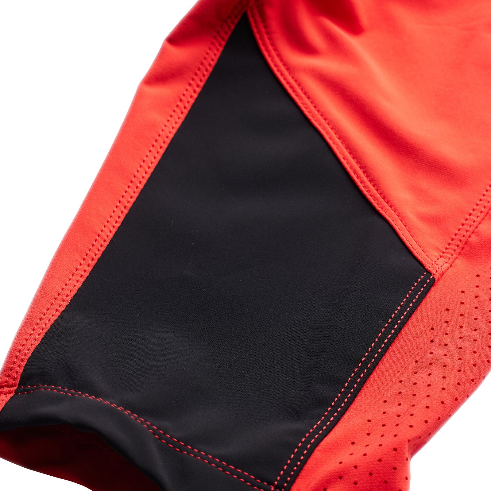 A close up of a pair of TLD Sprint Pant Mono Race Red.