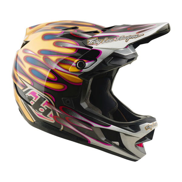 TLD 26.1 D4 AS Carbon Helmet / Overspray Gold/Black