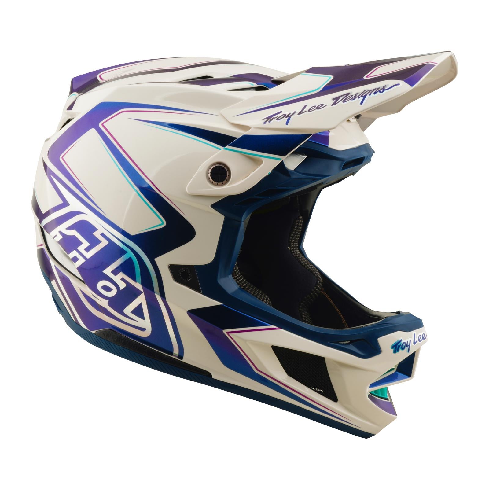 TLD 26.1 D4 AS Composite Helmet / Flared White/Indigo
