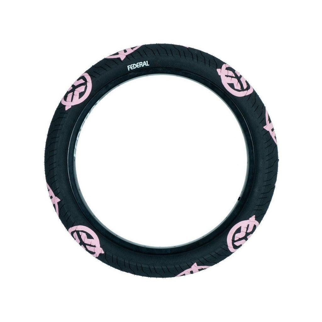 Federal Command LP Tyre / Black With Pink Logos 2.40 (Each) (sun damaged)