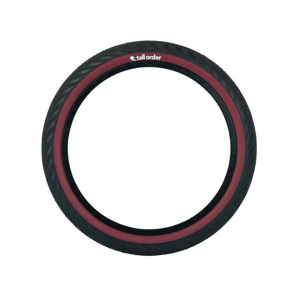Tall Order Wallride Tyre / Black With Red Sidewall / 20 x 2.30