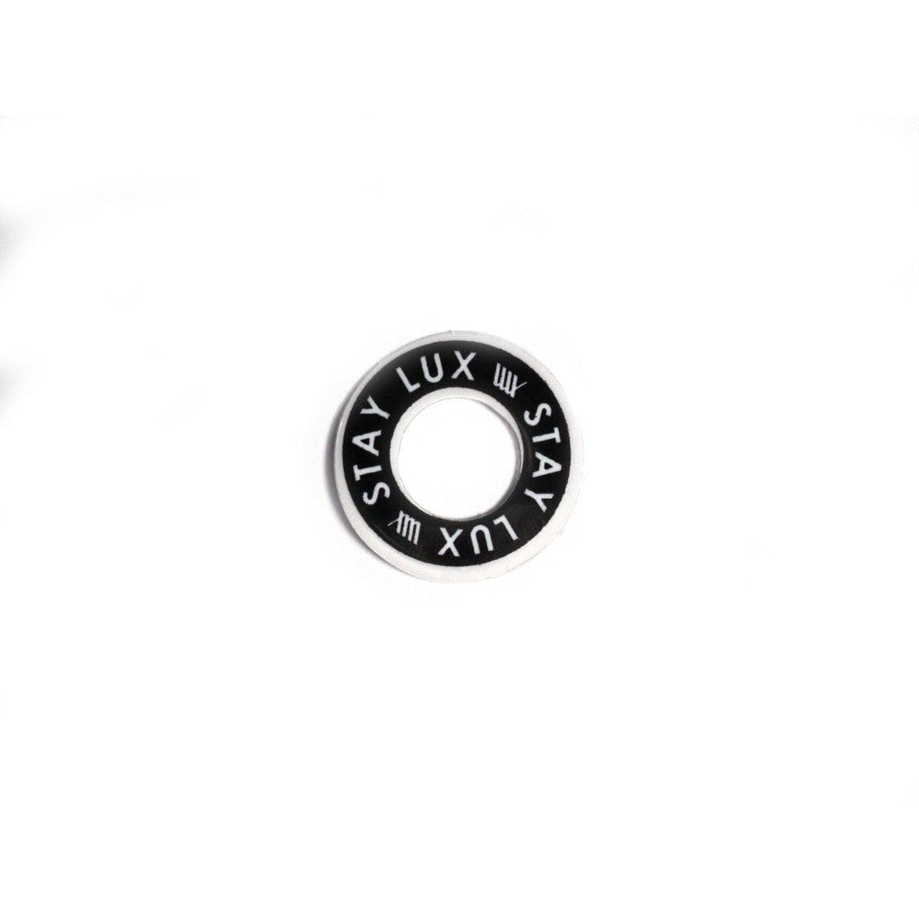 LUXBMX Valve Stickers (Pair) / Black