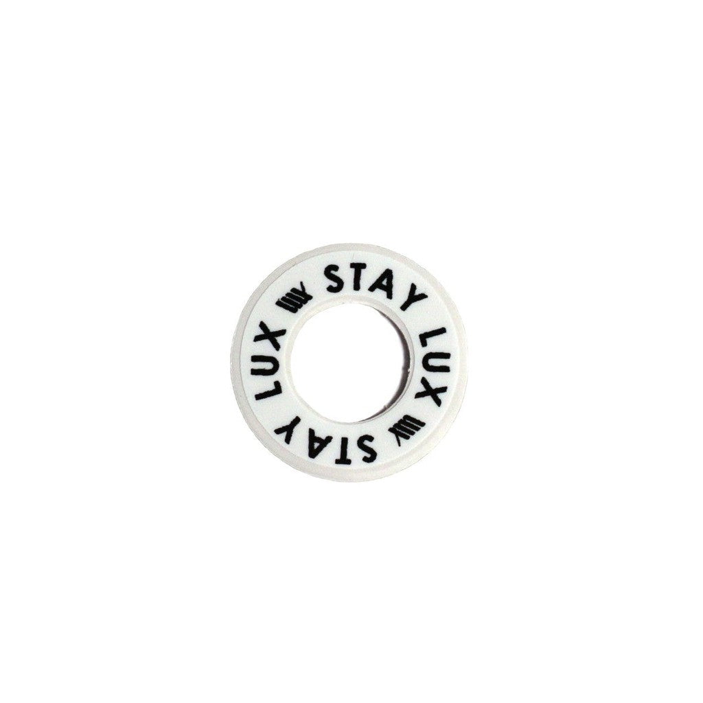 LUXBMX Valve Stickers (Pair) / White