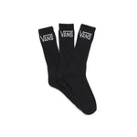 Vans Classic Crew Socks (3 Pack) / Black / US6.5-9