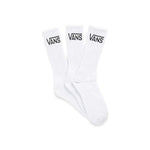 Vans Classic Crew Socks (3 Pack) White / US9.5-13