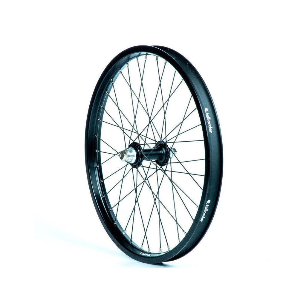 Tall Order Dynamics Front Wheel / Black with Silver Spoke Nipples