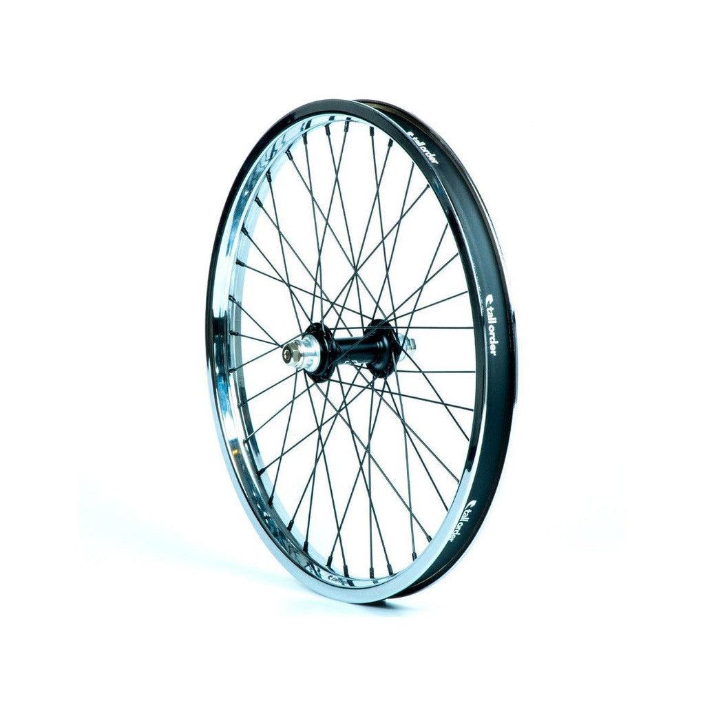 Tall Order Dynamics Front Wheel /  Black Hub With Chrome Rim