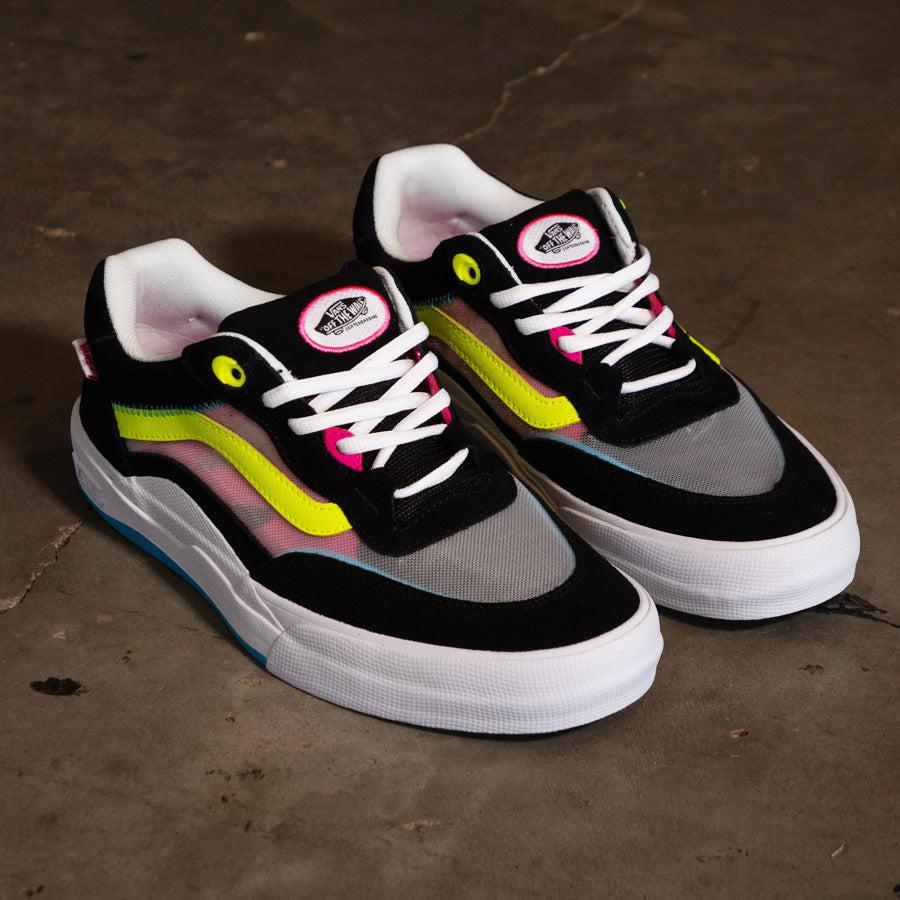 Vans WayVee Pro Neon Rave Black/White/Multi shoes.