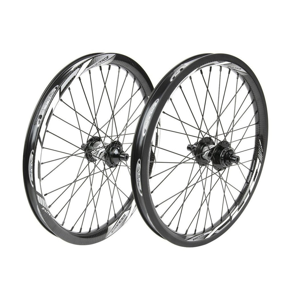 Excess XLC-3 Carbon Wheel Set / Black/White / 24 x 1.50/1.75
