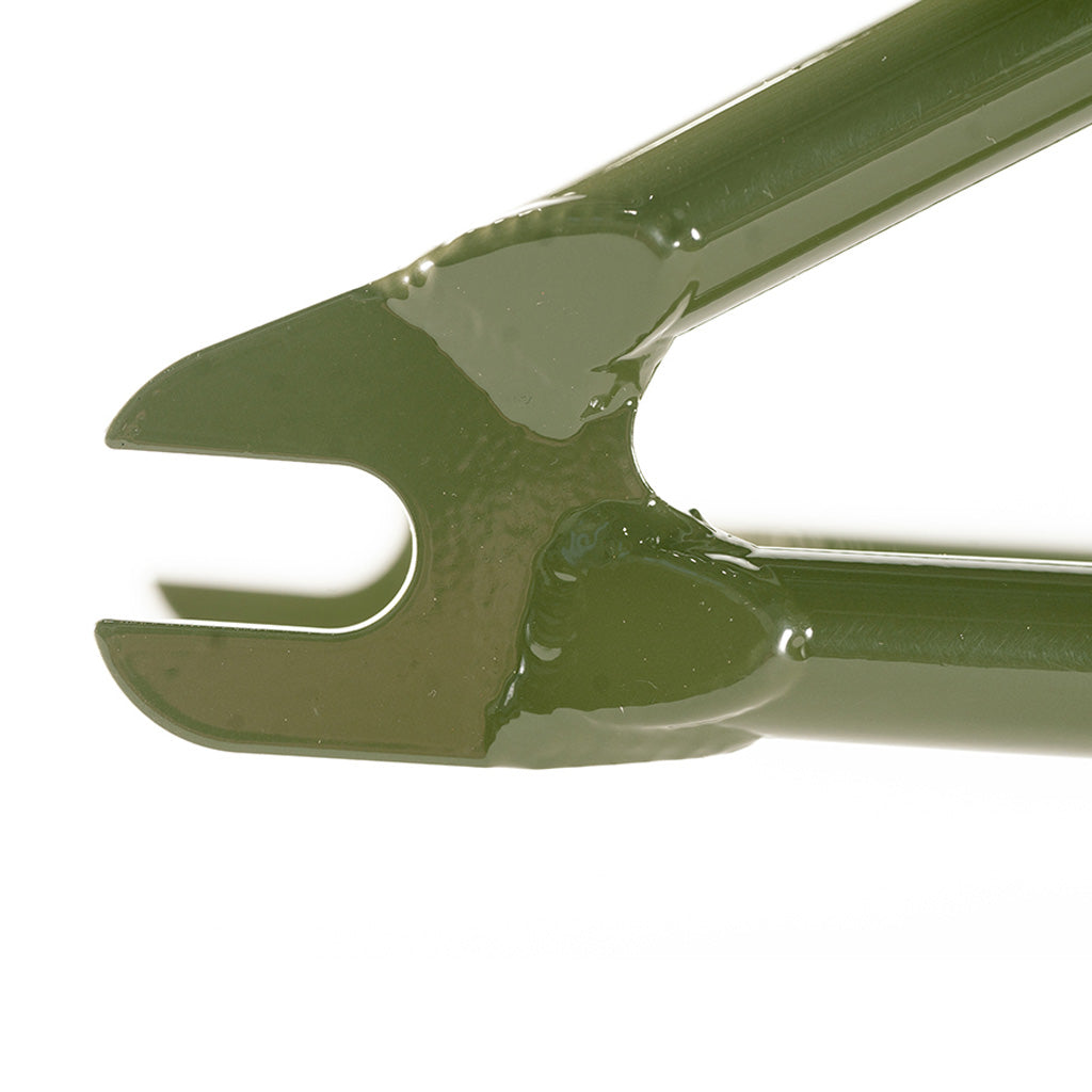 A pair of green Colony 2024 Sweet Tooth 18 Inch Frame pliers on a white background.