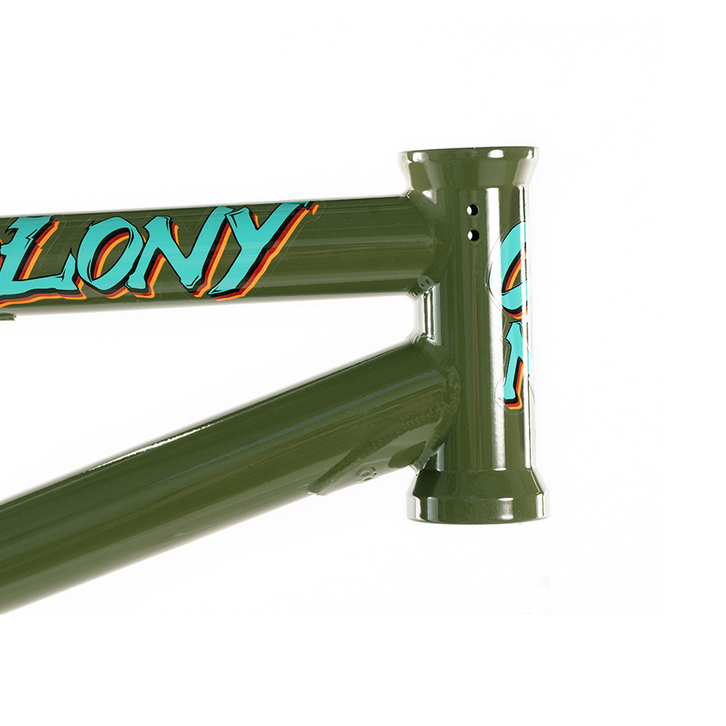 A Colony 2024 Sweet Tooth 18 Inch Frame with the word "lony" on it, part of the Sweet Tooth Range.
