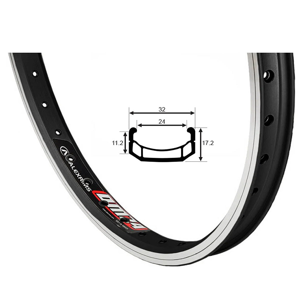 Alex DM24 Rim 24 Inch (507 mm) | Shop at LUXBMX