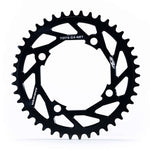 Black Answer Typhoon C4 4 Bolt Chainring with text "7075 c4 42t" on a white background.