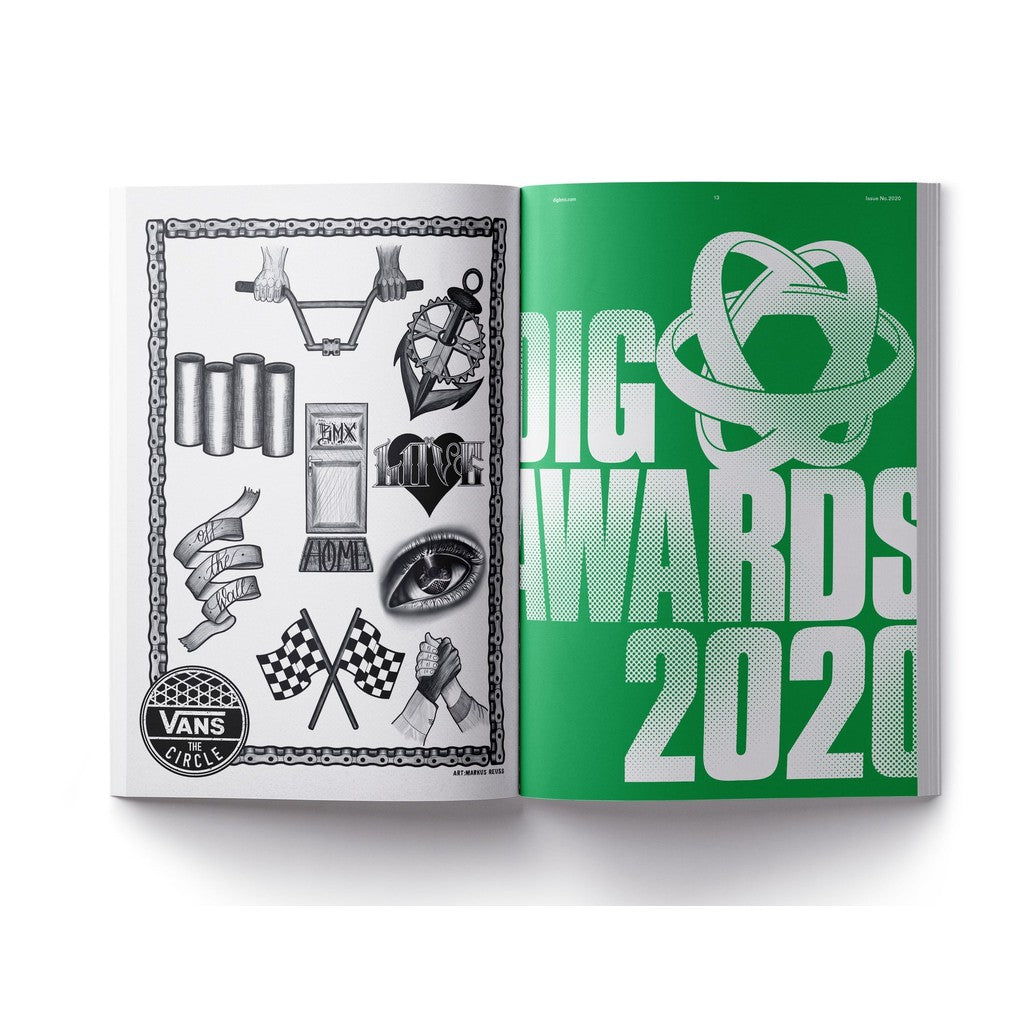 A DIG Book 2020 - Photo Annual with the words big awards 2020 on it.